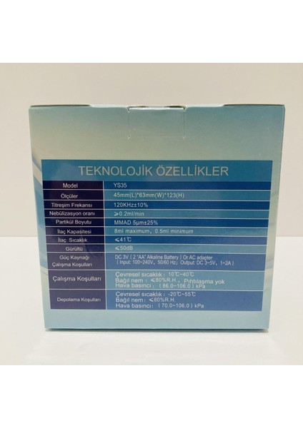 Lifenet Medikal Mesh Nebülizatör Ys35 Aktüel Lifenet