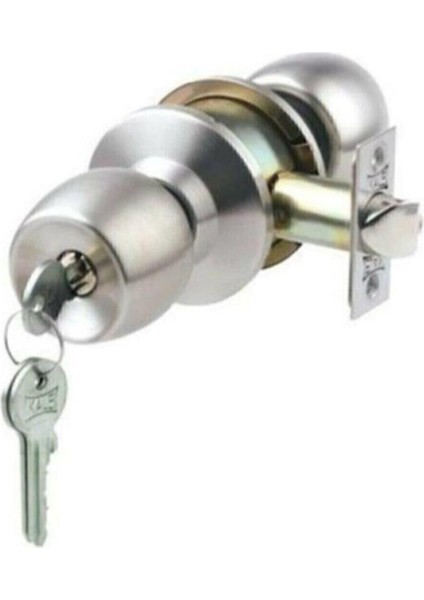 Hobidabi Topuzlu Kapı Kilidi Kolu Amerikan Gri Saten Oda Kilitli Kol Otel Tipi 3 Adet fiyatları