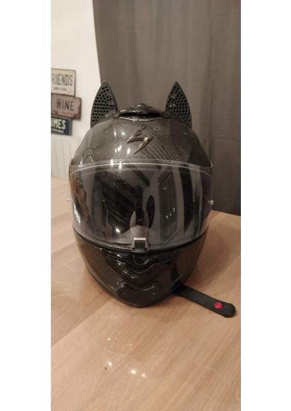 Canerege Motosiklet Kask Kedi Kulağı Süsü