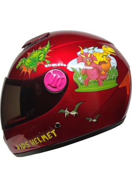 -SY118 Çocuk Kask Dino Red MTS-SY118 Çocuk