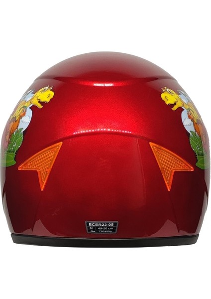 -SY118 Çocuk Kask Dino Red MTS-SY118 Çocuk