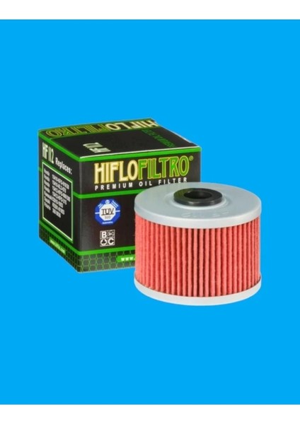 HF112 Motosiklet Yağ Filtresi Tuv Onaylı modelleri