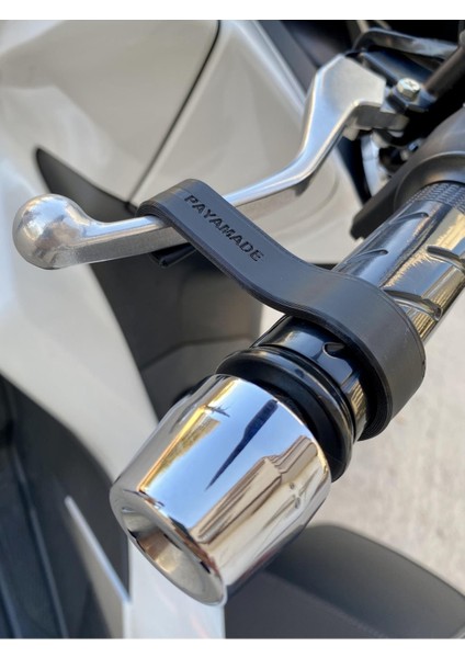 Payamade Motosiklet Manuel Park Freni / El Freni Siyah