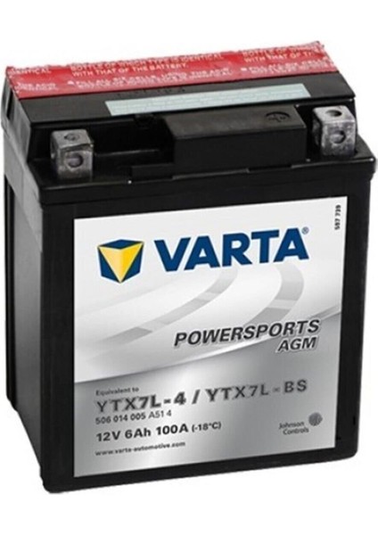 Aprilia 125 Rs4 2011-2013 YTX7L-BS Akü Varta YTX7L