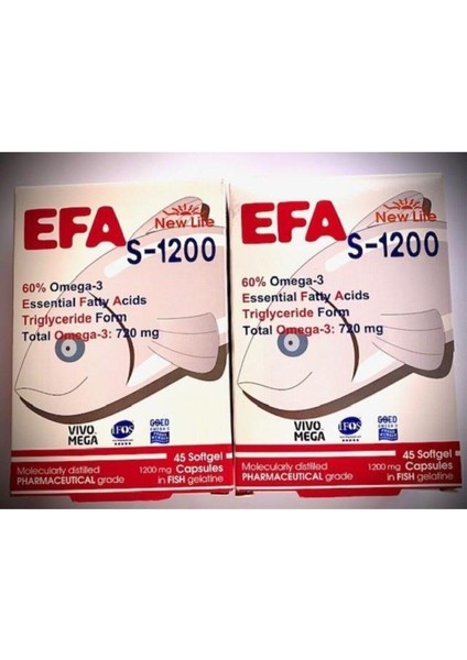 Efa S 1200 Mg 45 Kapsul 2 Adet
