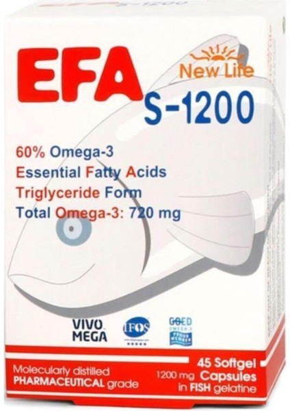 Efa S 1200 Mg 45 Kapsul