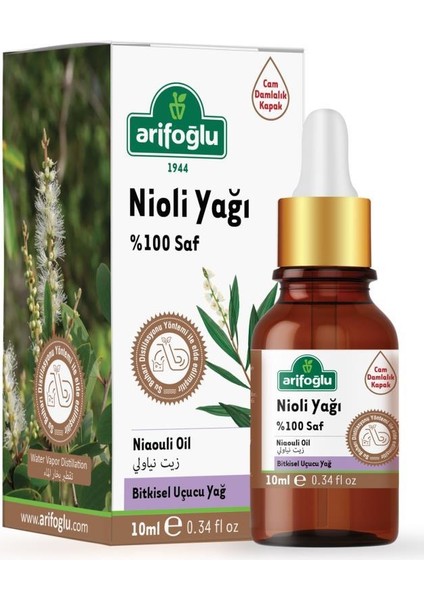 Nioli Yağı 10 ml %100 Saf Niaouli Essential Oil