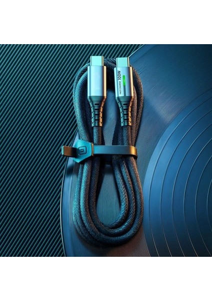 C7 (Type-C)+Micro Usb Girişli Şarj Adaptörü-36W + C1 Type-C To Type-C 5A/100W Şarj Kablosu -2mt