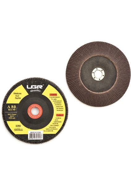 Flap Disk(Alüminyum Oksit) 115MMX120 Kum(10 Adet)