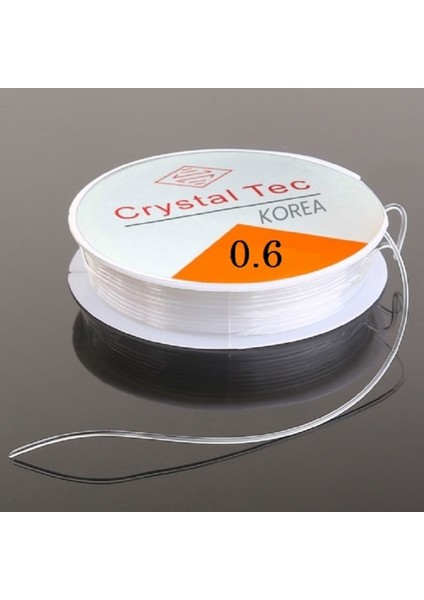 0.6 mm Normal Lastikli Şeffaf Misina