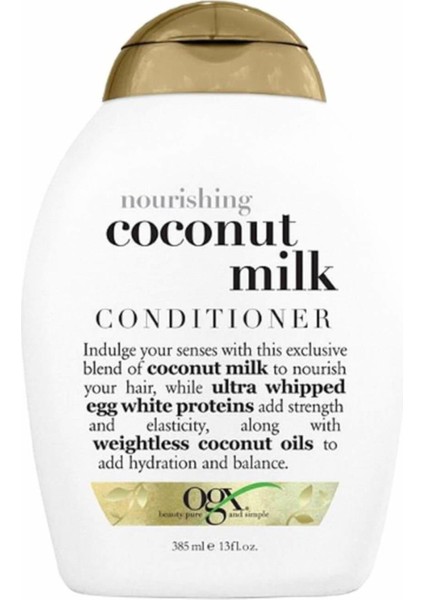Saç Kremi - Coconut Milk Conditioner 385 ml