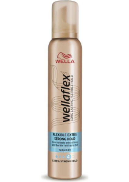 Wellaflex Flexible Extra Strong Hold Saç Köpüğü - 200 ml