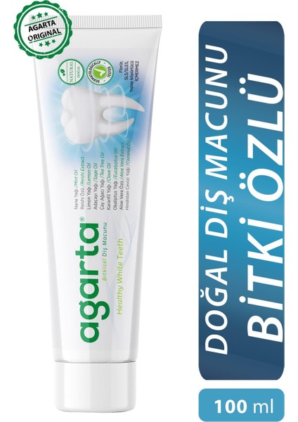 Doğal Bitki Özlü Florürsüz Diş Macunu 100 ML/130 gr Hediyeli 20 ml Argan Krem