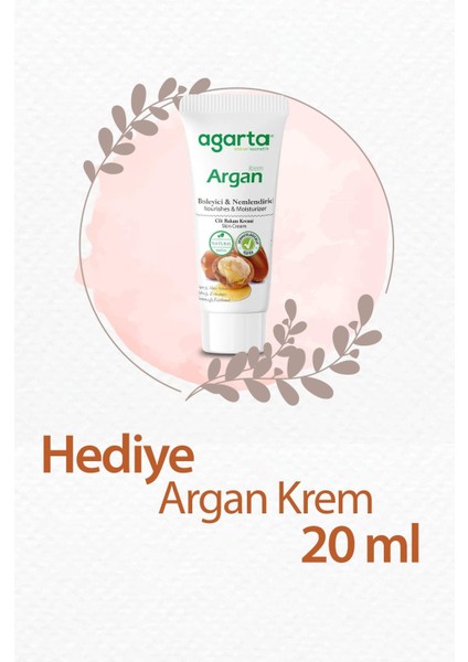 Doğal Bitki Özlü Florürsüz Diş Macunu 100 ML/130 gr Hediyeli 20 ml Argan Krem