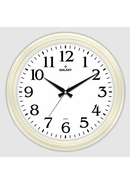 Duvar Saati Premium Bej 1962-C 7417