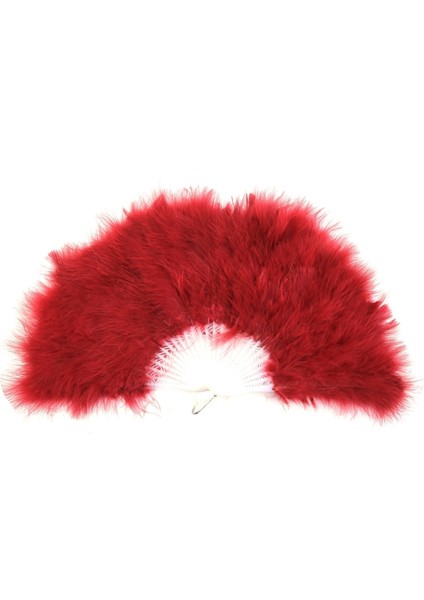 Hobi Dünya Bordo Tüylü Yelpaze