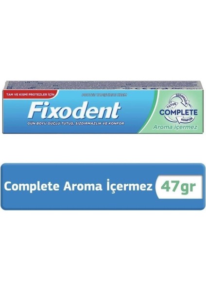 Diş Protez Yapıştırıcı Krem Complete 47 gr
