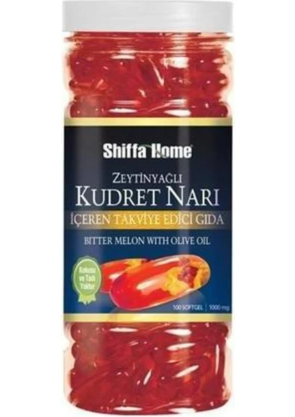 Shiffa Home Aksu Vital Zeytinyağlı Kudret Narı 1000 Mg 100 Softjel