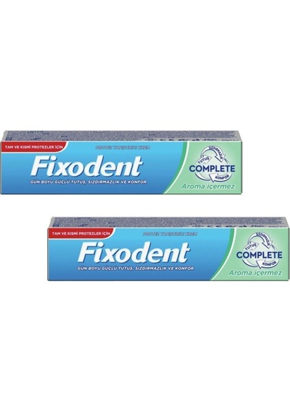 Complete Aroma Içermez Diş Protez Yapıştırıcı Krem 47 gr 2'li