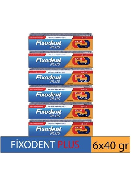 Plus Protez Yapıtıcı 6 x 40 gr Skt 06.2025