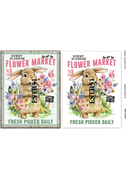 Pirinç Dekopaj Kağıdı LA-ESTR51