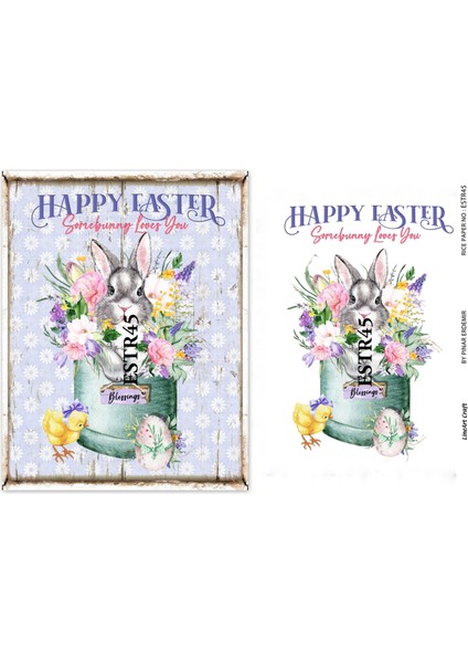 Pirinç Dekopaj Kağıdı LA-ESTR45