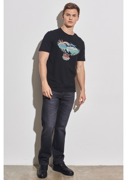 Regular Fit Normal Kesim %100 Pamuk Bisiklet Yaka Açık Pembe Tişört indirimleri