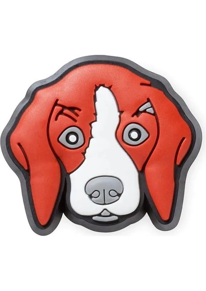 Jıbbıtz Beagle Dog Unisex Renkli Jibbitz 10011211-1