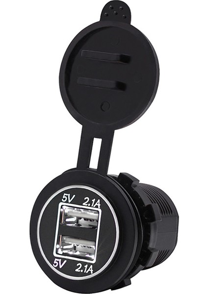 Araç Şarj Cihazı - Siyah / Beyaz (Yurt Dışından)