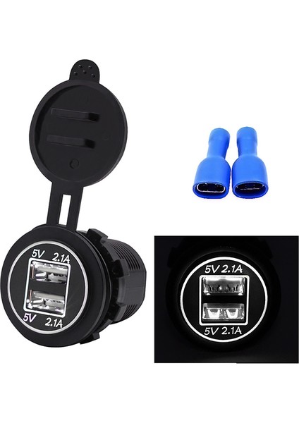 Araç Şarj Cihazı - Siyah / Beyaz (Yurt Dışından) fırsatları