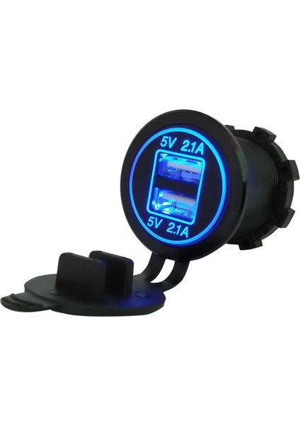 Araç Şarj Cihazı - Mavi (Yurt Dışından)