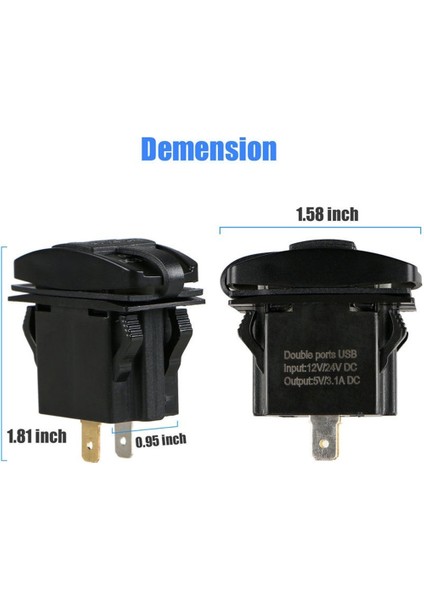 Araç Şarj Cihazı - Siyah / Kırmızı (Yurt Dışından) modelleri