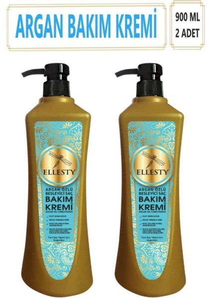 Argan Yağı Saç Kremi 900 Ml X 2 Adet