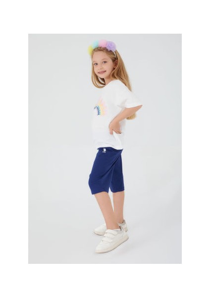 Beyaz Kız Çocuk Kapri Takım fiyatları