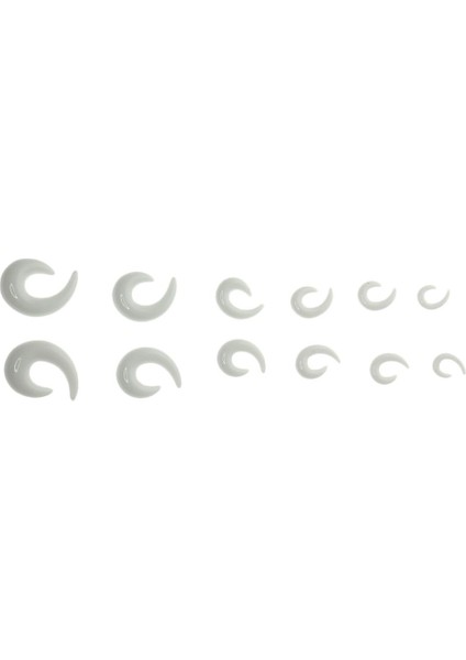 6 Çift Karışım Boyutu 3mm 10MM Akrilik Salyangoz Spiral Konik Kulak Tıkaçları Germe Kiti Küpe (Yurt Dışından) fiyatları