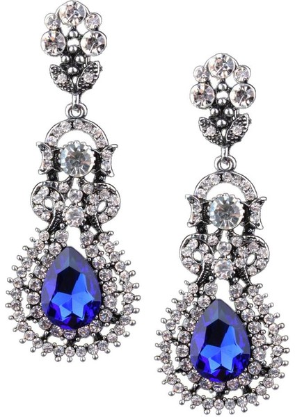 Moda Takı Lüks Glitter Rhinestone Zarif Süslemeler Küpe (Yurt Dışından) fiyatları