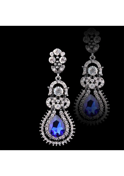 Moda Takı Lüks Glitter Rhinestone Zarif Süslemeler Küpe (Yurt Dışından) indirimleri