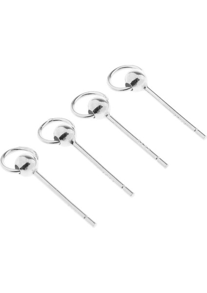 1 Çift Altın Simli Kulak Yuvarlak Top Charms Dekorları Kız Hediye Küpe (Yurt Dışından)