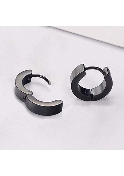 14 Adet Çok Renkli Basit Huggie Kasnak Erkek Kadın Partisi Punk Takılar 14 Adet 8mm Küpe (Yurt Dışından) indirimleri