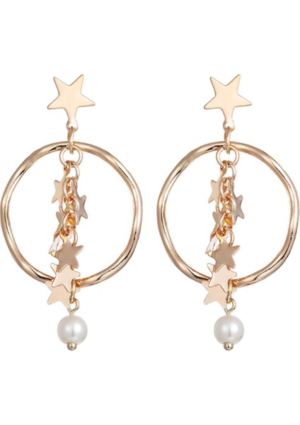 Moda Kulak Kancası Banquet Takı Kız Yıldönümü Noel Hediyeleri Küpe (Yurt Dışından)