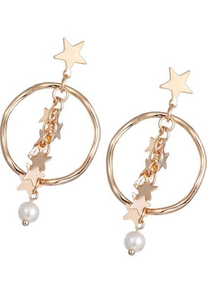 Moda Kulak Kancası Banquet Takı Kız Yıldönümü Noel Hediyeleri Küpe (Yurt Dışından) indirimleri