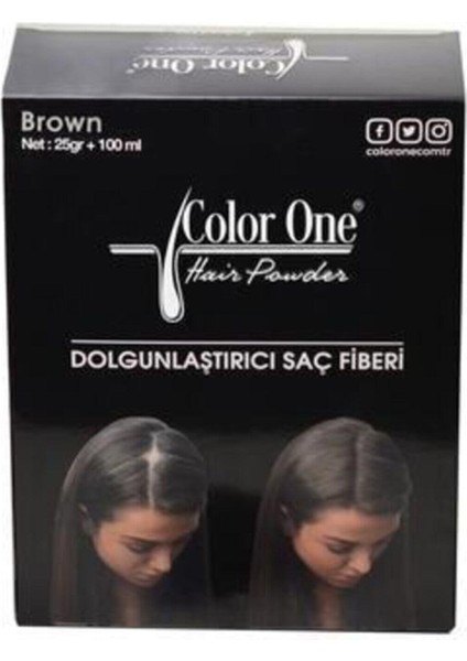 Color One Hair Color One Saç Pudrası - Powder Brown