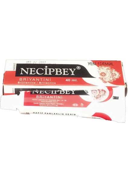 Briyantin Yağsız Kırmızı 40 Ml. 3'lü Paket