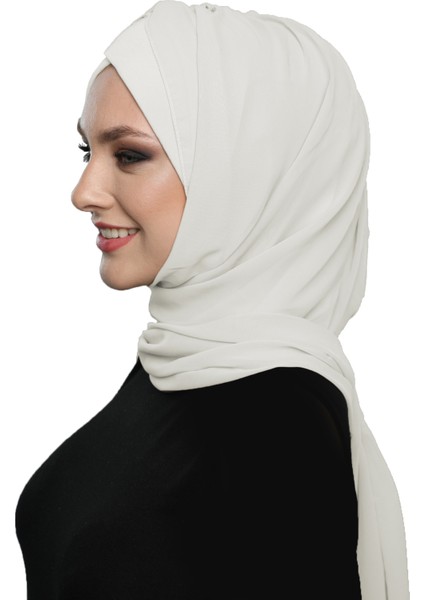 Şallı Takmatik Sade Hazır Türban Tesettür Bone Namaz Örtüsü