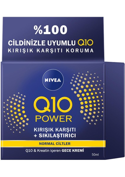 Q10 Plus Kırışık Karşıtı Gece Kremi 50 ml