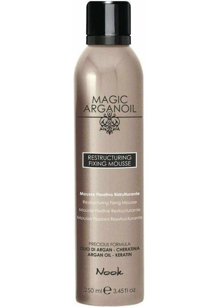 Magic Arganoil Restructuring Fixing Saç Köpüğü 250ML 8033171865378
