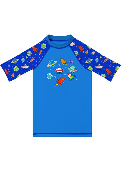 Mars T-Shirt Mavi Çocuk Tshirt