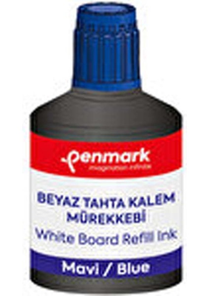 HS-107 Tahta Kalemi Mürekkebi 100 ml Mavi Renk ( 3 Adet )