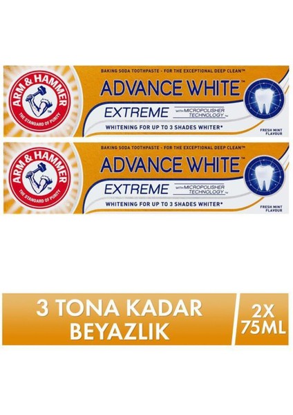 Diş Macunu - Advance White 75 ml - 2'li