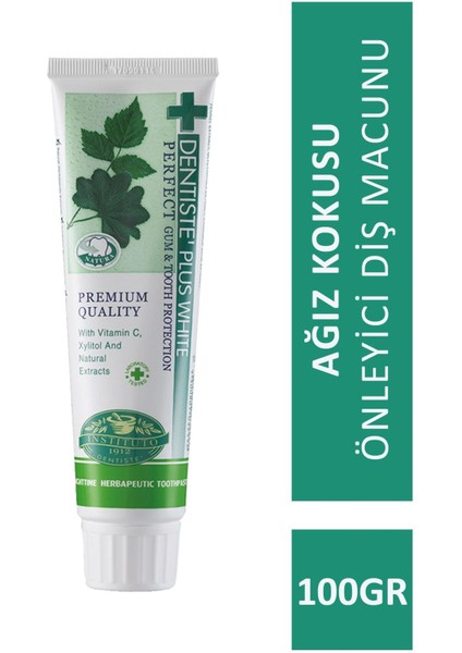Plus Herbapeutic Ağız Kokusu Önleyici Bitkisel Diş Macunu 100 gr Tüp
